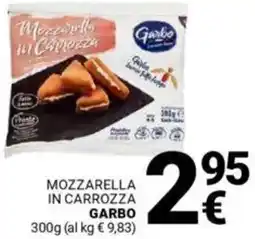 Supermercati Gulliver Mozzarella in carrozza GARBO offerta