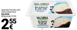 Supermercati Gulliver Vaschetta gelato 100% vegetale VALSOIA offerta