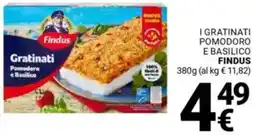 Supermercati Gulliver I gratinati pomodoro e basilico FINDUS offerta