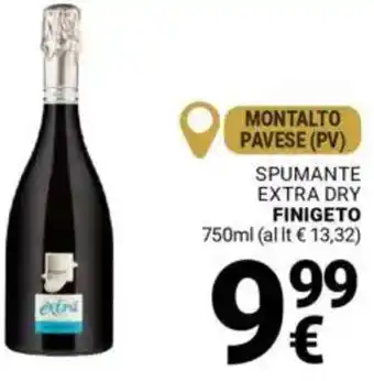 Supermercati Gulliver Spumante extra dry finigeto offerta