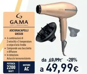 Unieuro Asciugacapelli gh3320 offerta