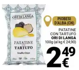 Supermercati Gulliver Patatine tartufo ORI DI LANGA offerta
