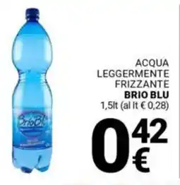 Supermercati Gulliver Acqua leggermente frizzante BRIO BLU offerta
