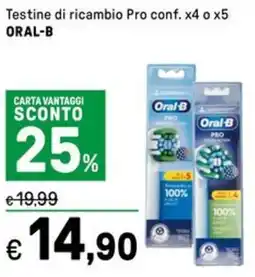 Iper La Grande Testine di ricambio Pro conf. ORAL-B offerta