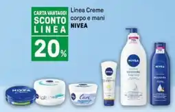 Iper La Grande Linea Creme corpo e mani NIVEA offerta
