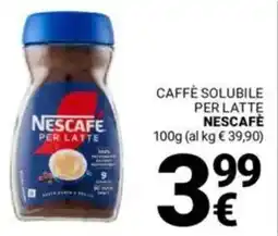 Supermercati Gulliver Caffè solubile per latte NESCAFÈ offerta