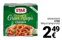 Supermercati Gulliver Gran ragù STAR offerta