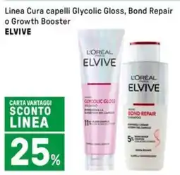 Iper La Grande Linea Cura capelli Glycolic Gloss, Bond Repair o Growth Booster ELVIVE offerta