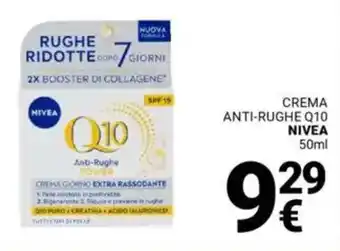 Supermercati Gulliver Crema anti-rughe Q10 NIVEA offerta