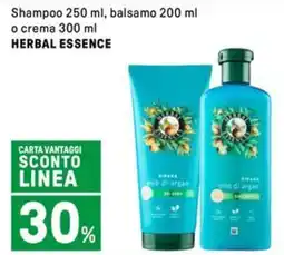 Iper La Grande Shampoo balsamo o crema HERBAL ESSENCE offerta
