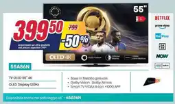 Trony Hisense TV OLED 55" 4K OLED Display 120Hz offerta