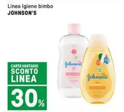 Iper La Grande Linea Igiene bimbo JOHNSON'S offerta