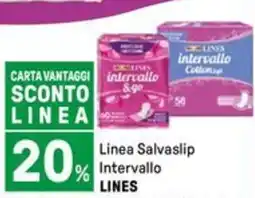 Iper La Grande Linea Salvaslip Intervallo LINES offerta