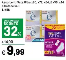 Iper La Grande Assorbenti Seta Ultra LINES offerta
