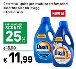 Iper La Grande Detersivo liquido per lavatrice profumazioni DASH POWER offerta