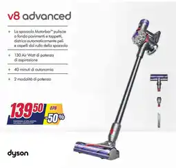 Trony dyson v8 advanced offerta