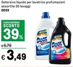 Iper La Grande Detersivo liquido per lavatrice profumazioni DEOX offerta