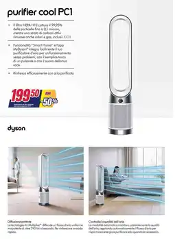 Trony dyson purifier cool PC1 offerta