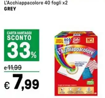 Iper La Grande L'Acchiappacolore GREY offerta
