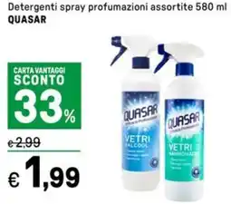 Iper La Grande Detergenti spray profumazioni assortite QUASAR offerta