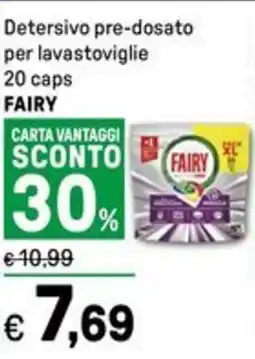 Iper La Grande Detersivo pre-dosato per lavastoviglie FAIRY offerta