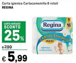 Iper La Grande Carta igienica Cartacamomilla REGINA offerta