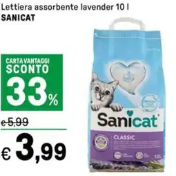 Iper La Grande Lettiera assorbente lavender SANICAT offerta