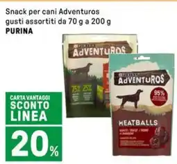 Iper La Grande Snack per cani Adventuros gusti assortiti da PURINA offerta