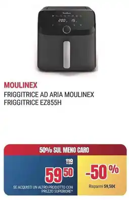 Trony FRIGGITRICE AD ARIA MOULINEX FRIGGITRICE EZ855H offerta