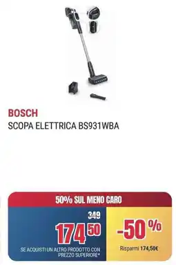 Trony BOSCH SCOPA ELETTRICA BS931WBA offerta