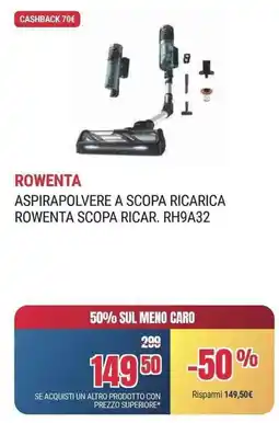 Trony ASPIRAPOLVERE A SCOPA RICARICA ROWENTA SCOPA RICAR. RH9A32 offerta