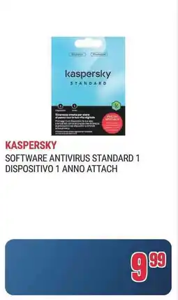 Trony Software antivirus standard 1 dispositivo 1 anno attach offerta