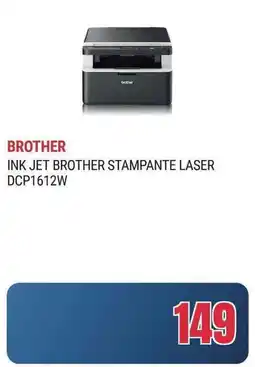 Trony INK JET BROTHER STAMPANTE LASER DCP1612W offerta