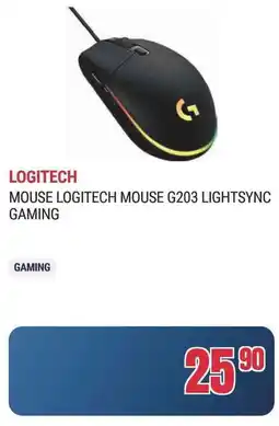 Trony MOUSE LOGITECH MOUSE G203 LIGHTSYNC GAMING offerta