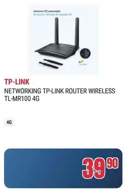 Trony NETWORKING TP-LINK ROUTER WIRELESS TL-MR100 4G offerta