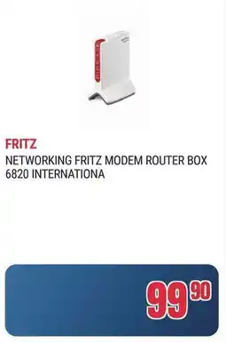 Trony NETWORKING FRITZ MODEM ROUTER BOX 6820 INTERNATIONA offerta