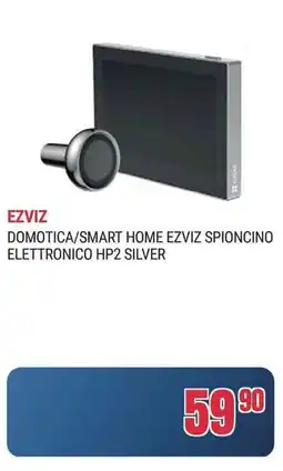 Trony DOMOTICA/SMART HOME EZVIZ SPIONCINO ELETTRONICO HP2 SILVER offerta