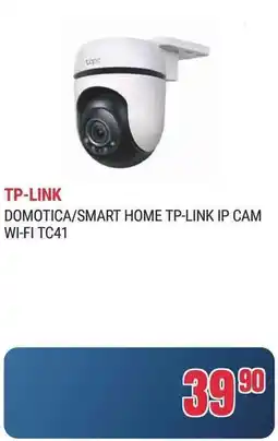Trony DOMOTICA/SMART HOME TP-LINK IP CAM WI-FITC41 offerta