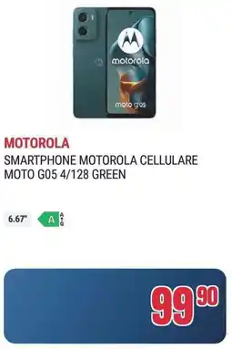 Trony MOTOROLA Smartphone cellulare moto G05 4/128 green offerta