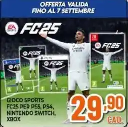 Expert FC25 GIOCO SPORTS FC25 PER PS5, PS4, NINTENDO SWITCH, XBOX offerta