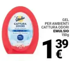 Supermercati Gulliver Gel per ambienti cattura odori EMULSIO offerta