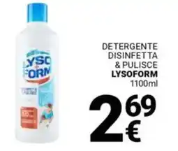 Supermercati Gulliver Detergente disinfetta & pulisce LYSOFORM offerta