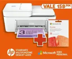 Expert Hp stampante multifunzione deskjet 4220E offerta