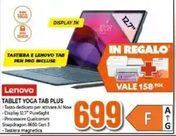 Expert Lenovo TABLET YOGA TAB PLUS offerta