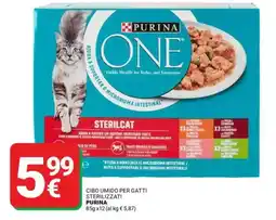 Supermercati Gulliver Cibo umido per gatti sterilizzati PURINA offerta