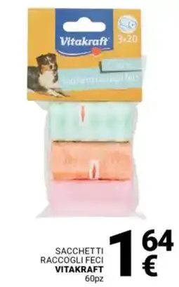Supermercati Gulliver Sacchetti raccogli feci VITAKRAFT offerta