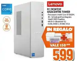 Expert Lenovo PC DESKTOP IDEACENTRE TOWER offerta