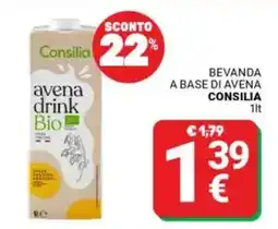 Supermercati Gulliver Bevanda a base di avena CONSILIA offerta