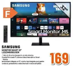 Expert SAMSUNG MONITOR SMART 32" LS32DM500EUXEN offerta