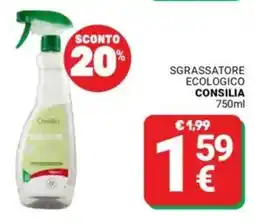 Supermercati Gulliver Sgrassatore ecologico CONSILIA offerta